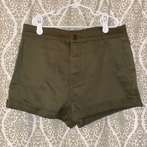 High waisted shorts